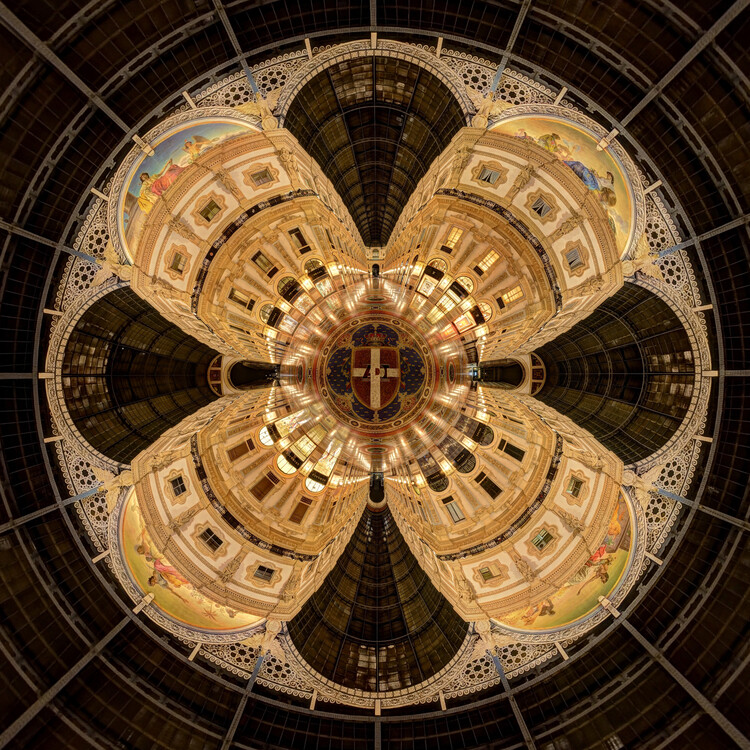 Poster Galleria Vittoria Emanuele, Milan, Italy