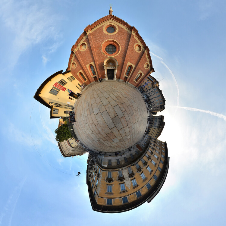 Poster Santa Maria Delle Grazie Church, Milan , Italy