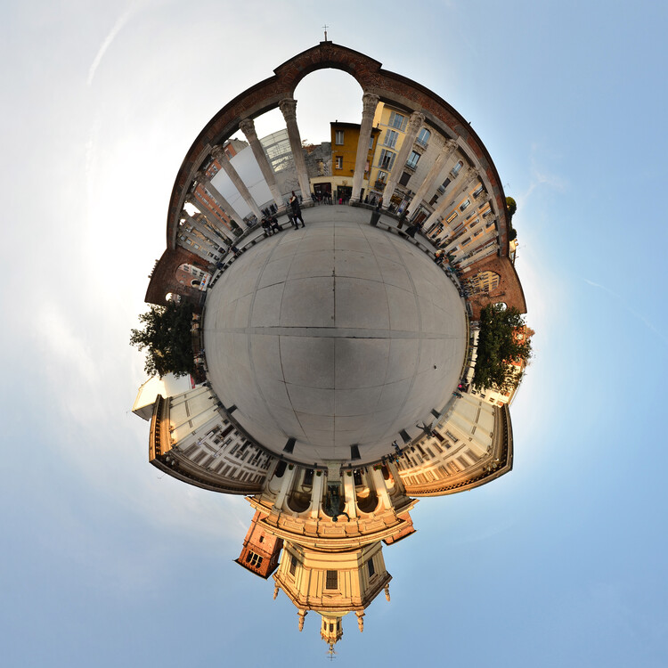 Poster Colonne di San Lorenzo, Monument, 360, Milan, Italy