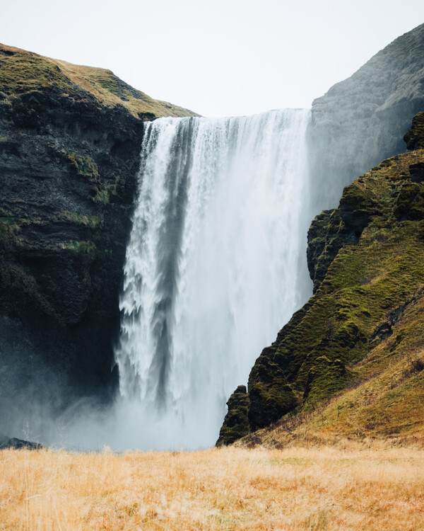 Canvastavla Skogafoss