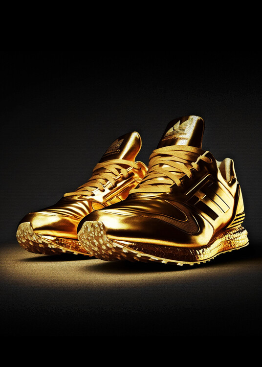 Poster Gold Shoes