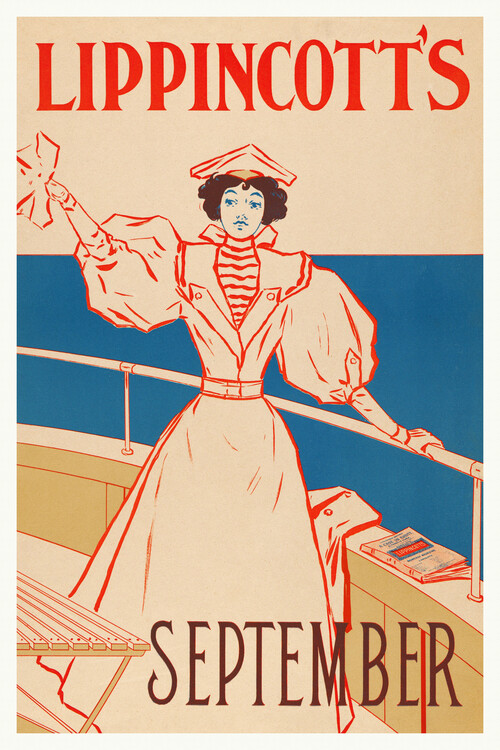 Canvas Print Lippincott's September Edition, 1895 - William Carqueville