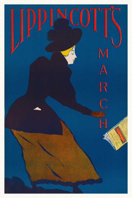 Canvas Print Lippincott's March Edition, 1895 - William Carqueville