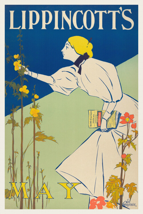 Canvas Print Lippincott's May Edition, 1895 - William Carqueville