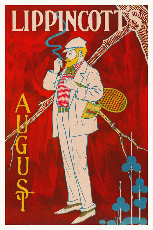 Canvas Print Lippincott's August Edition, 1895 - William Carqueville