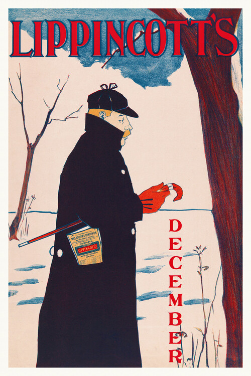 Canvas Print Lippincott's December Edition, 1895 - William Carqueville