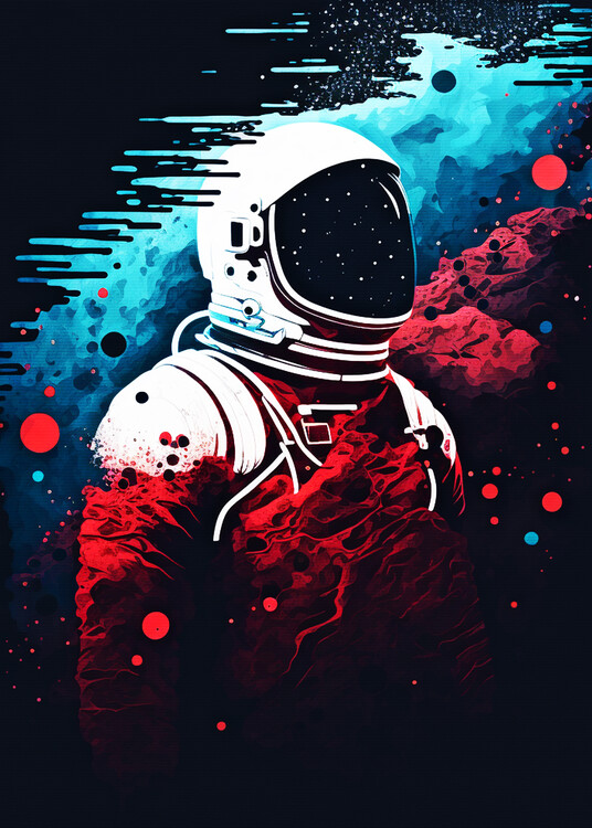 Poster Space Paint