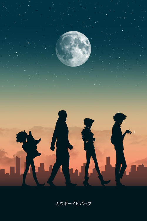 Poster Bounty Hunters under the moon