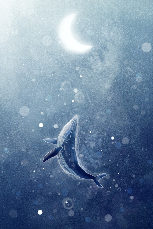 Poster Galaxy Whale