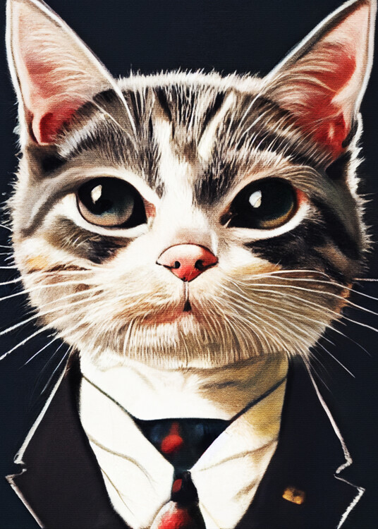 Poster Meme Cat