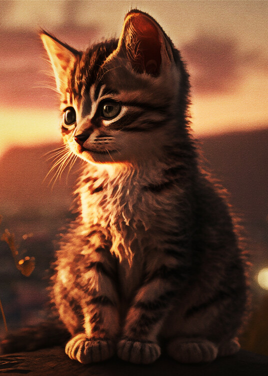 Canvas Print Cute Cat