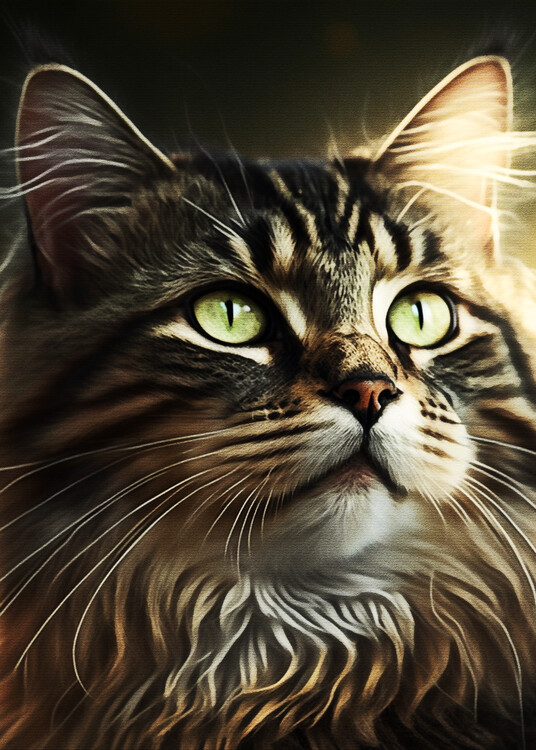 Poster Cute cat art
