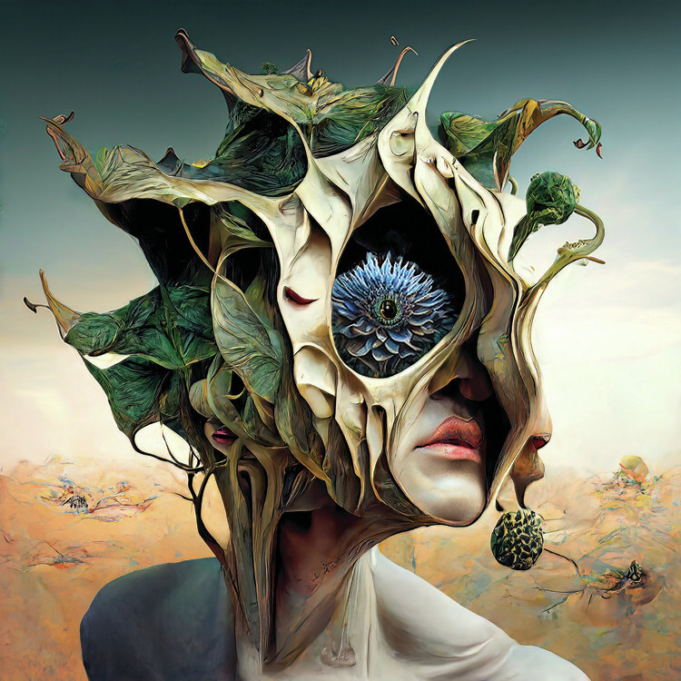 Плакат The Flower girl surrealism