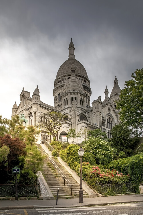 Poster Cloudy Montmartre