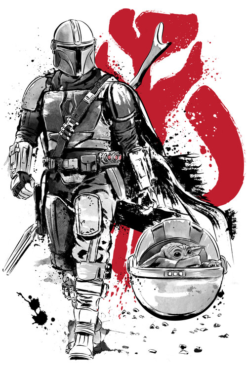 Poster Lone Hunter and Cub