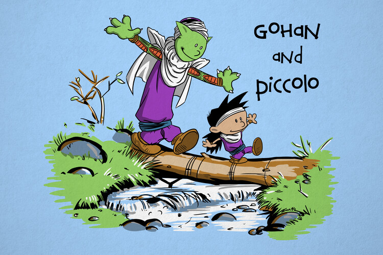 Poster Gohan and Piccolo