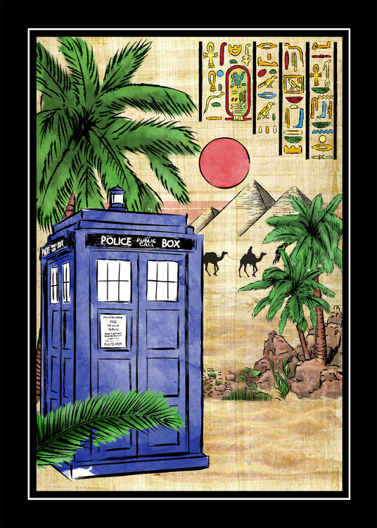 Плакат Tardis in Egypt