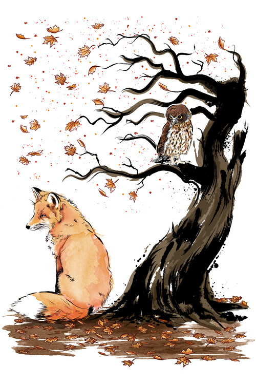 Poster wind of Autumn