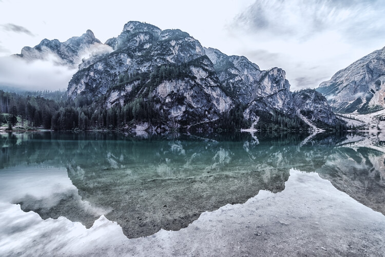 Poster Morning in the Dolomites