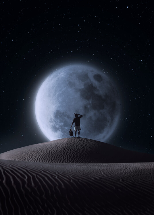 Poster Travel to the Moon