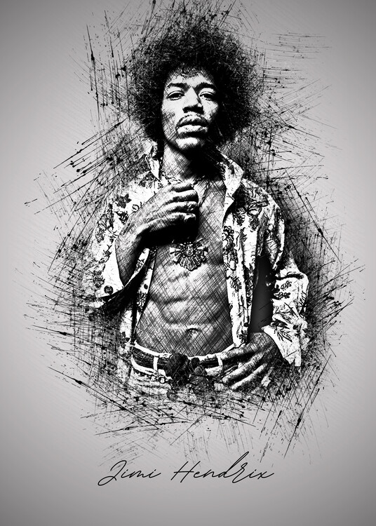 Poster Jimi H. Sketch