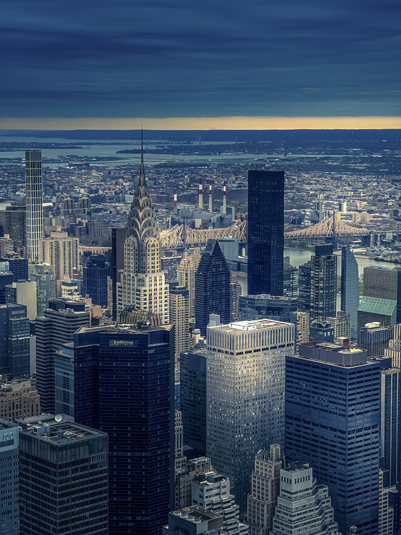 Poster New York Blue