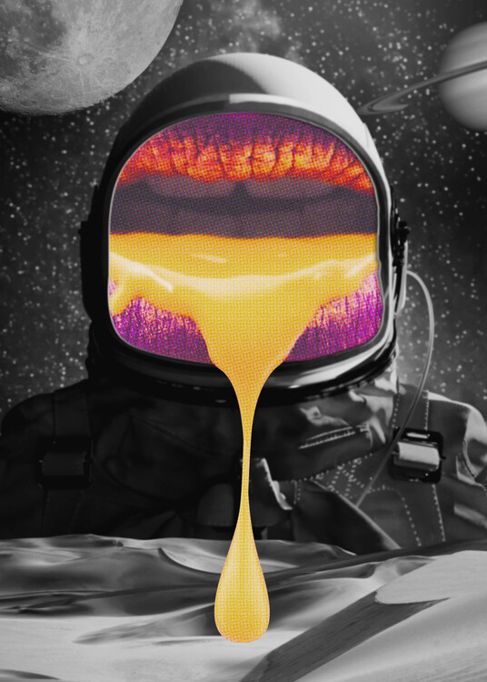 Plagát Astronaut cheddar