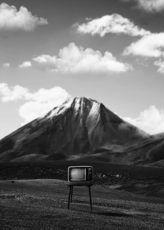 Poster calm and silent