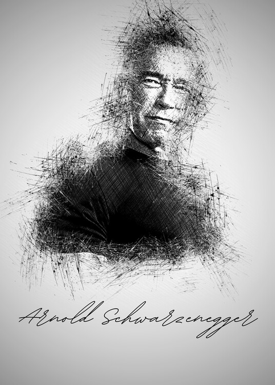 Poster A. Schwarzenegger Skecth