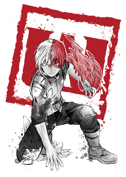 Poster Todoroki sumi e