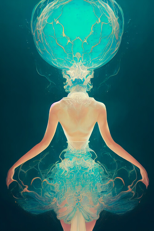 Плакат Otherworldly goddess