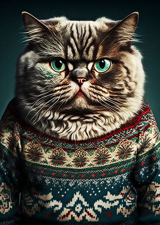 Poster Portrait Cat