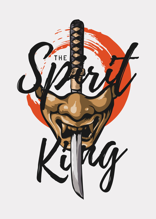 Poster The spirit king slogan