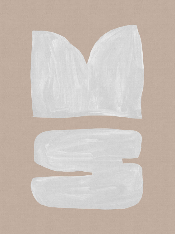 Plakat Mid Century Brown II