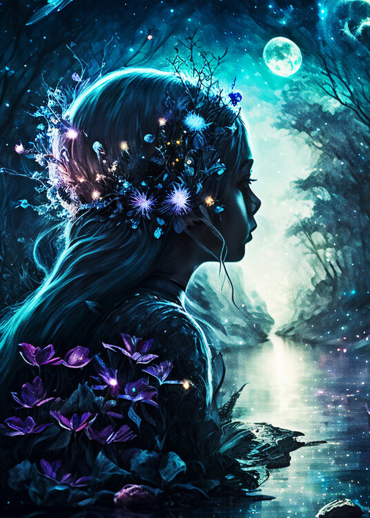 Poster Fantasy In Forest