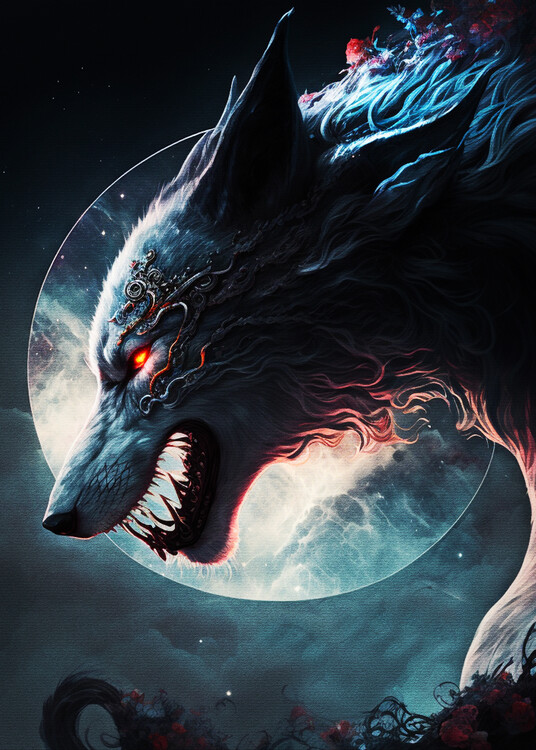 Poster Horror Wolf Moon