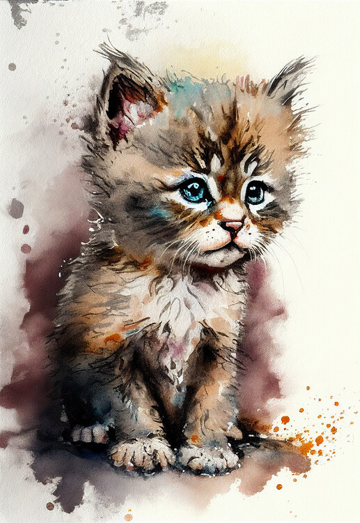 Poster Cute Kitten