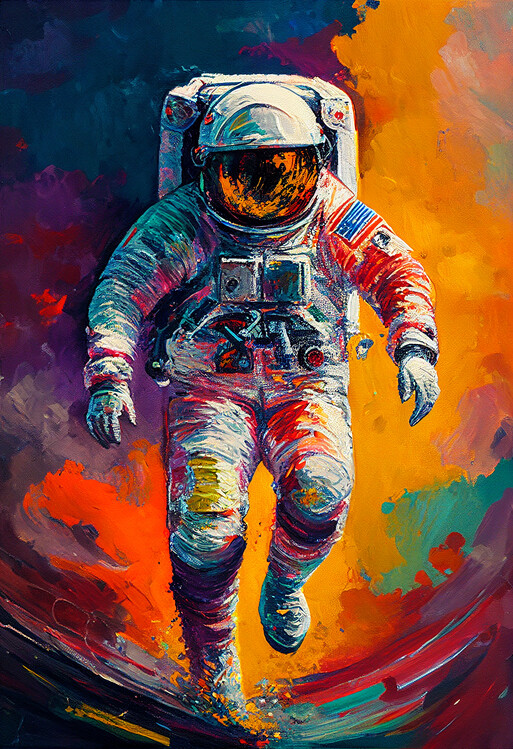 Canvas Print Astronaut