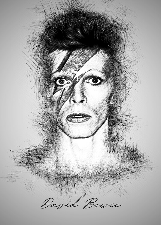 Poster David B. Sketch