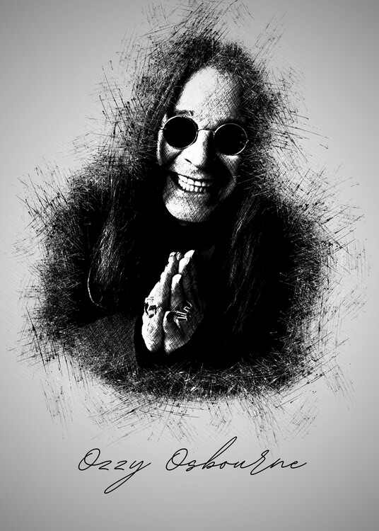 Poster Ozzy O. Sketch