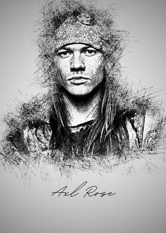 Poster Axl R. Sketch