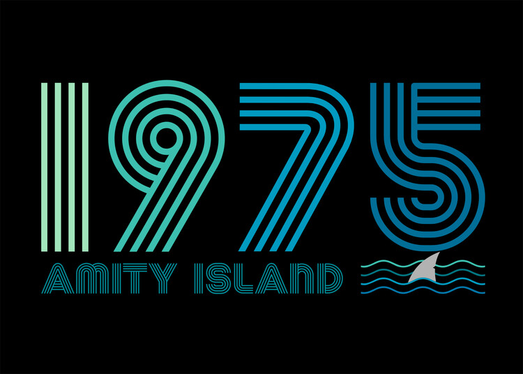Плакат Amity islang 1975