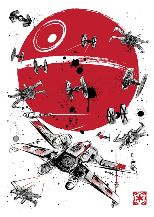 Obraz na plátne Battle of Yavin