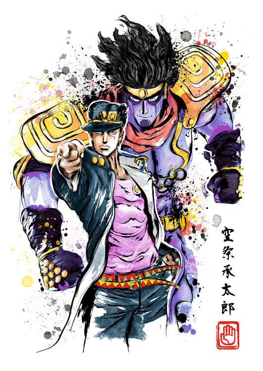 Плакат Bizarre adventure