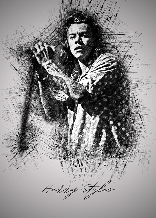 Poster Harry S. Sketch