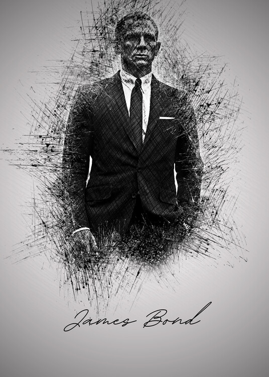 Poster James B. Sketch