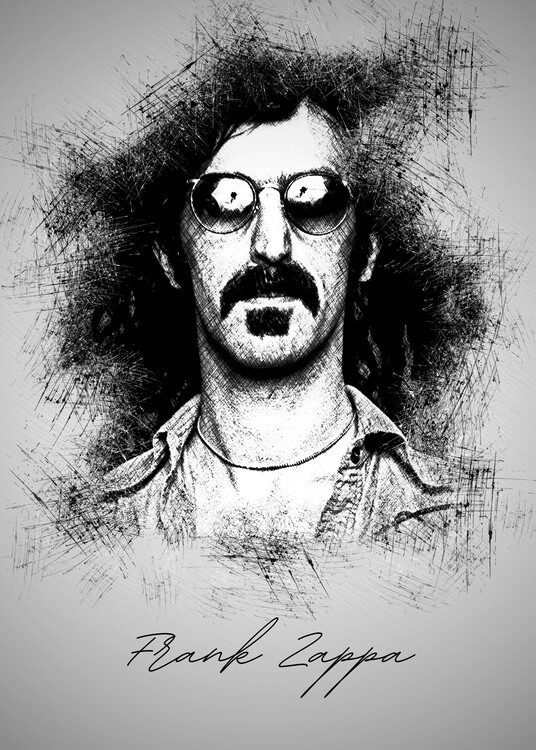 Poster F. Zappa Sketch
