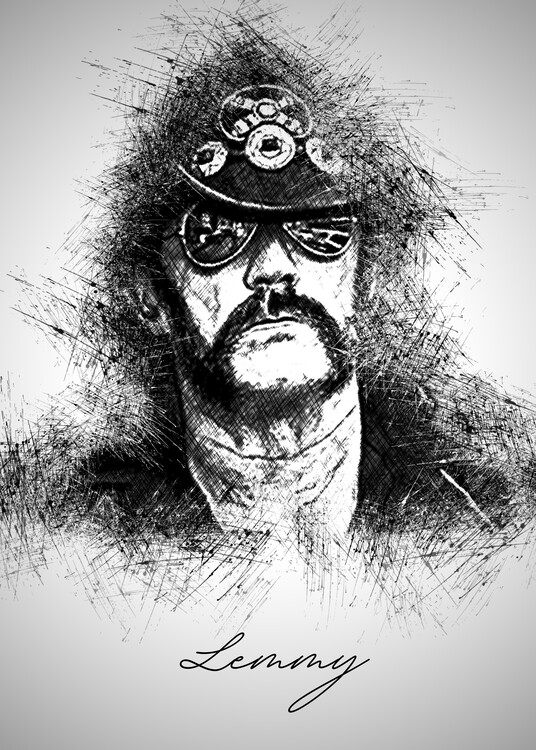 Poster L E M M Y Sketch