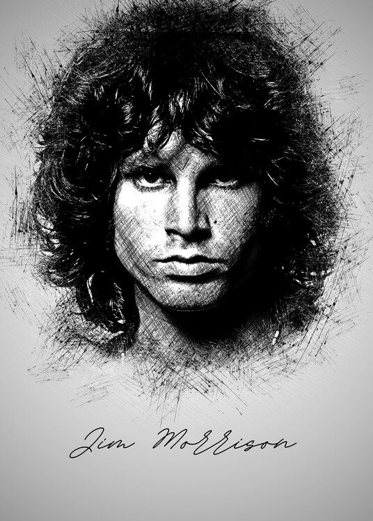 Poster J. Morrison SKetch