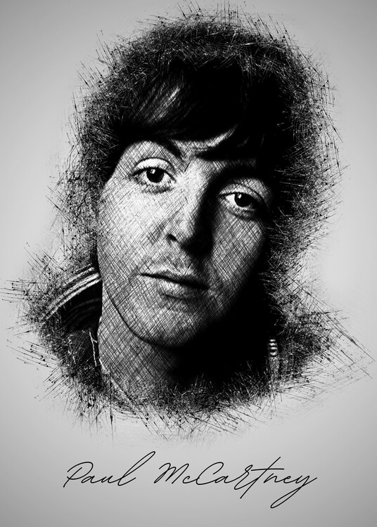 Poster P. McCartney Sketch